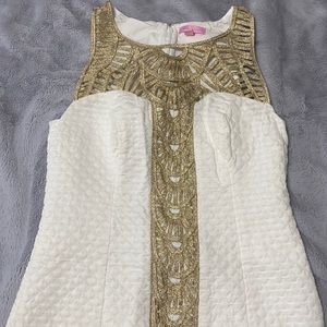 Lilly Pulitzer White Shift Dress